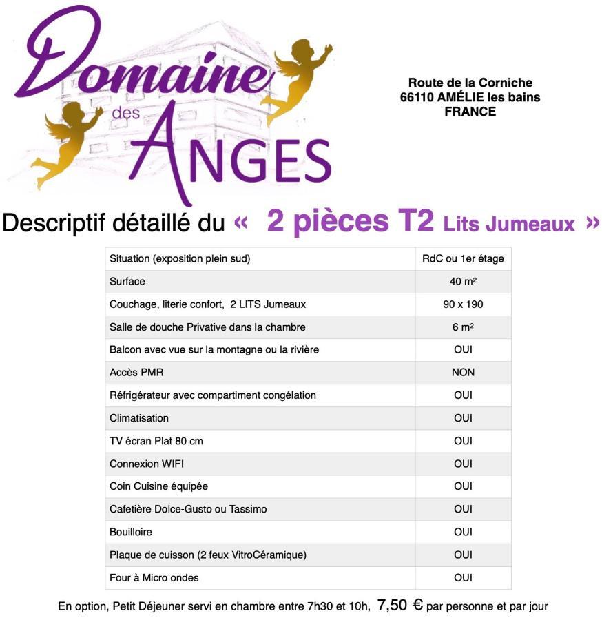 Domaine Des Anges Aparthotel Amélie-les-Bains-Palalda Exteriör bild